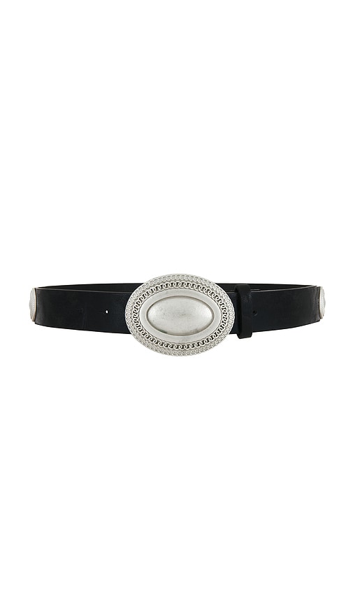 view 1 of 3 Lila Belt in Black & Silver