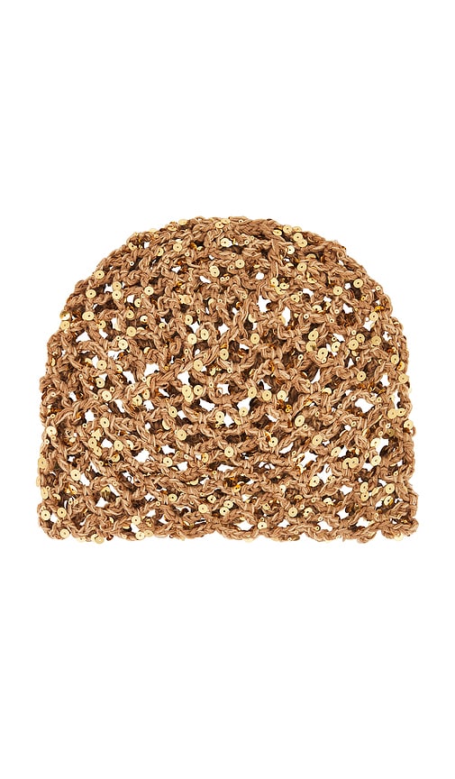 view 3 of 3 Tanya Crochet Hat in Taupe