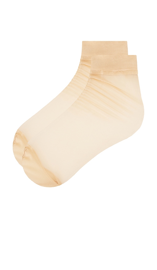view 2 of 3 Heidi Sheer Sock in Nude