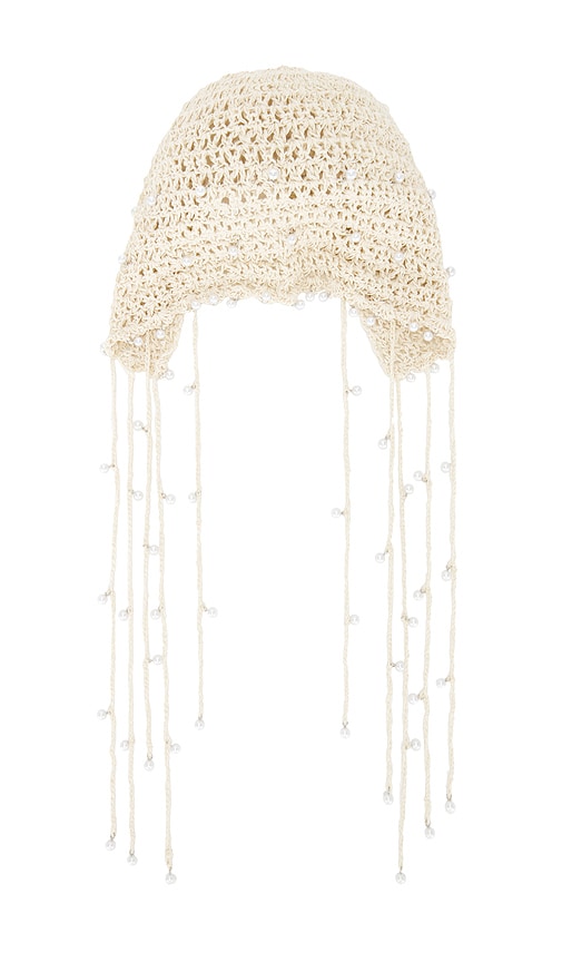 view 3 of 4 Mira Crochet Hat in Cream