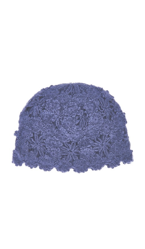 view 3 of 3 Juliet Crochet Hat in Blue