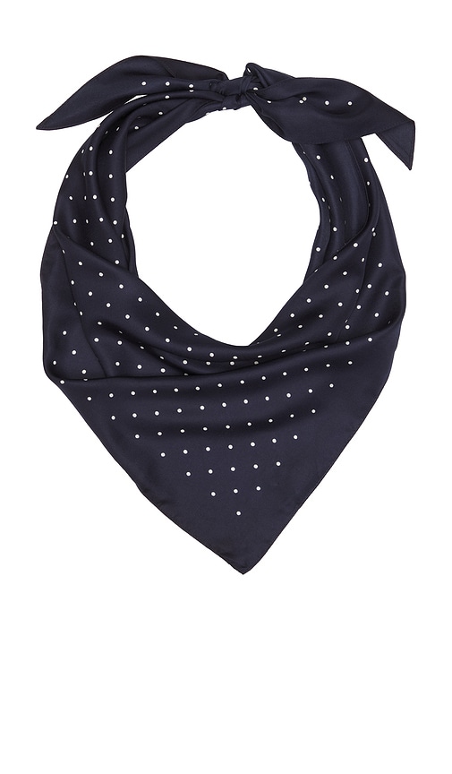 view 3 of 4 Camila Triangle Scarf in Blue