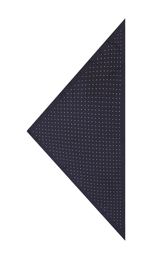 view 4 of 4 Camila Triangle Scarf in Blue