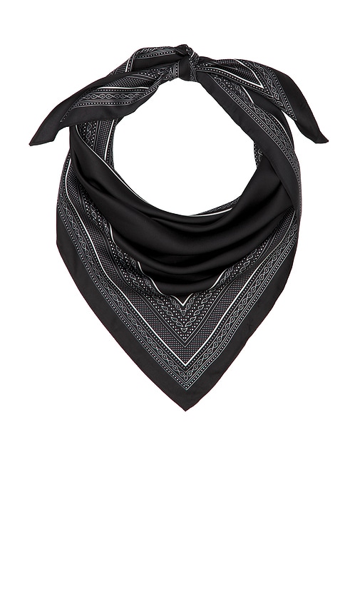 view 3 of 4 Alba Triangle Scarf in Black