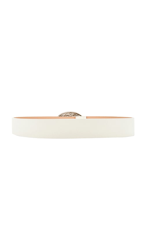 view 2 of 3 Braxton Buckle Belt in Off White