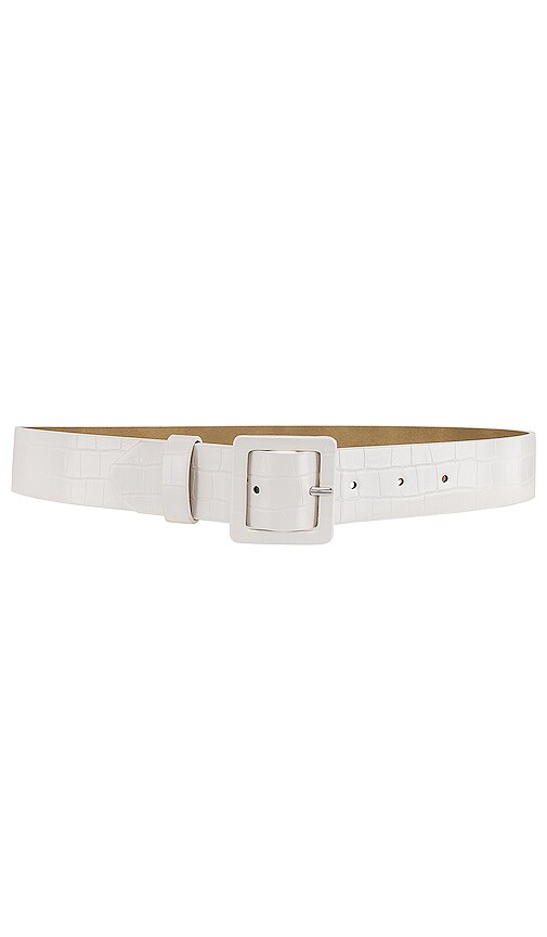 view 1 of 3 Gerri Belt in White Croco