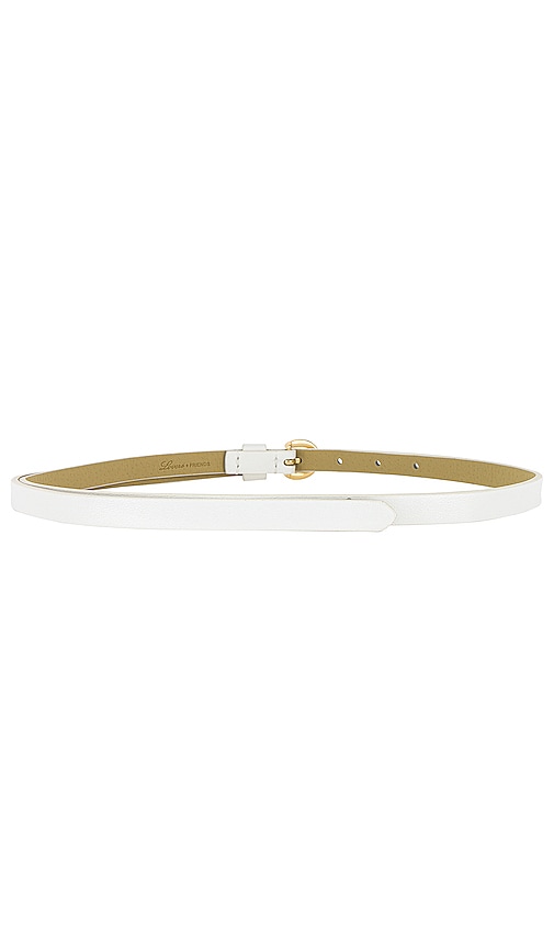 view 2 of 3 Twila Belt in White & Gold