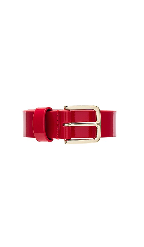 view 3 of 3 June Belt in Red Patent