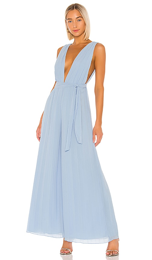 view 1 of 3 Angelina Jumpsuit in Light Blue