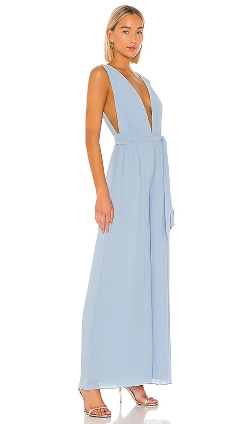 view 2 of 3 Angelina Jumpsuit in Light Blue