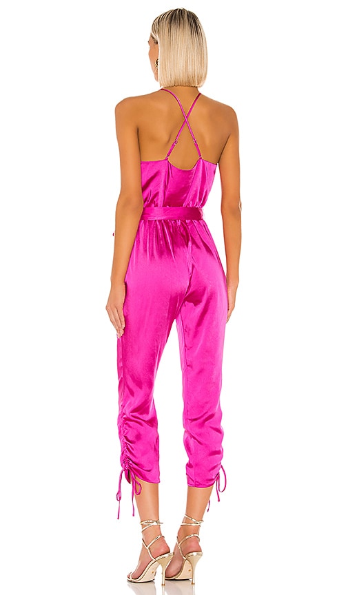 view 3 of 3 Tony Jumpsuit in Magenta Pink