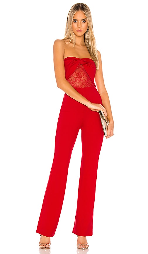 view 1 of 3 Brigid Jumpsuit in Cherry Red
