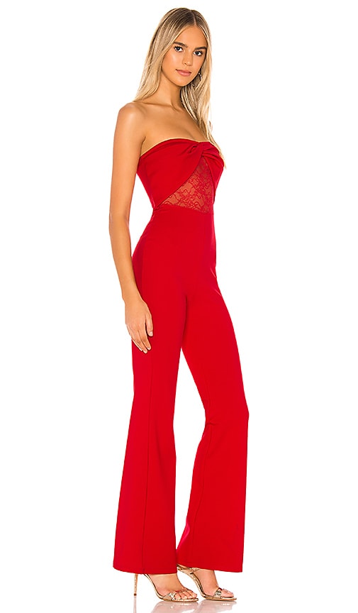 view 2 of 3 Brigid Jumpsuit in Cherry Red