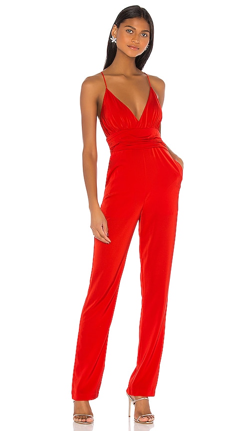 view 1 of 3 Lets Dance Jumpsuit in Red