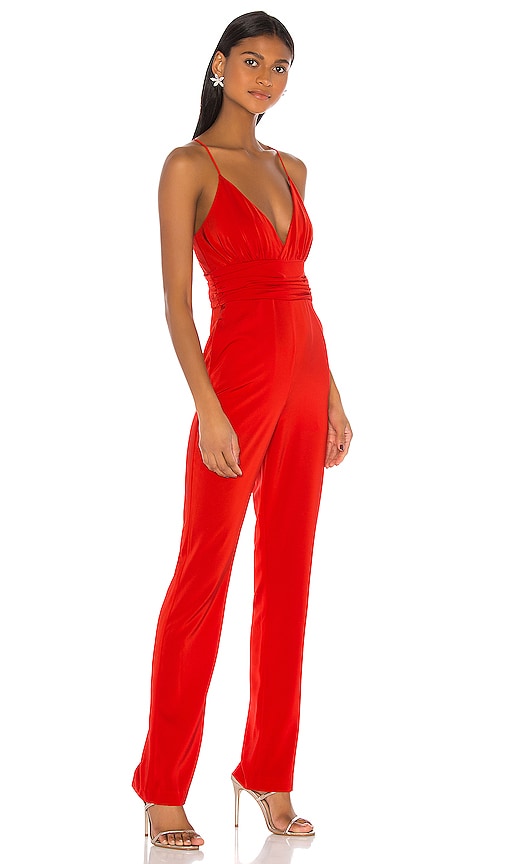 view 2 of 3 Lets Dance Jumpsuit in Red