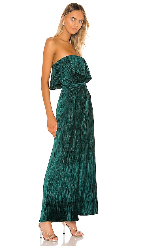 view 2 of 4 Adley Jumpsuit in Emerald Green