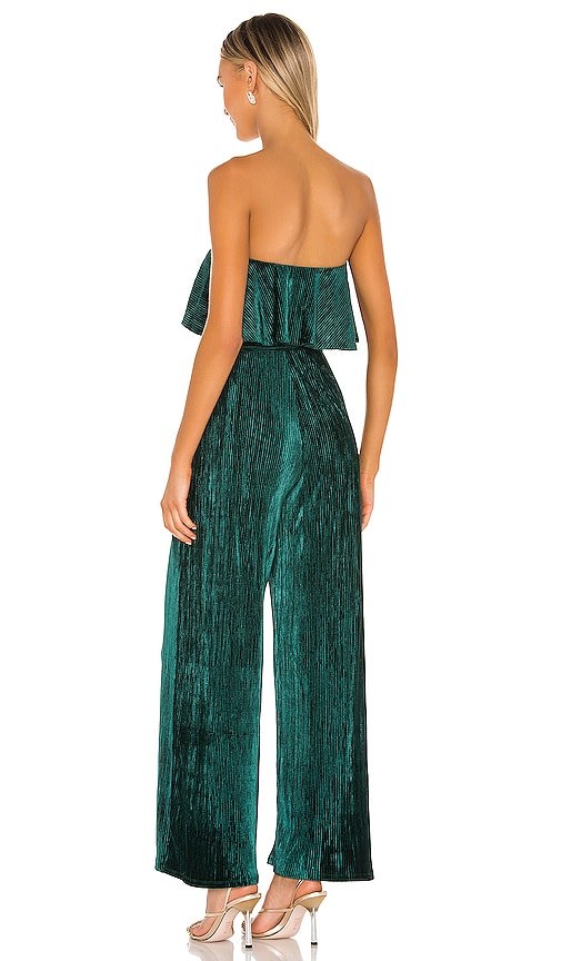 view 3 of 4 Adley Jumpsuit in Emerald Green