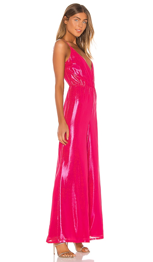 view 2 of 3 Sampson Jumpsuit in Magenta Pink