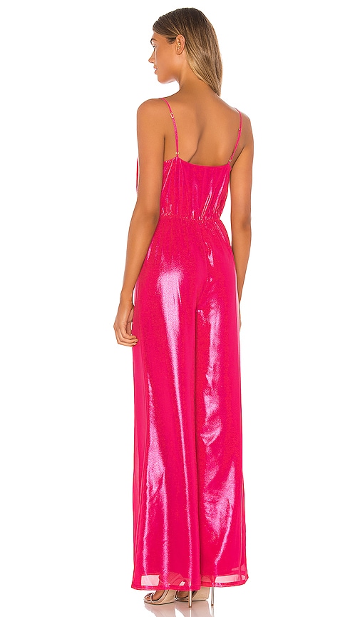 view 3 of 3 Sampson Jumpsuit in Magenta Pink