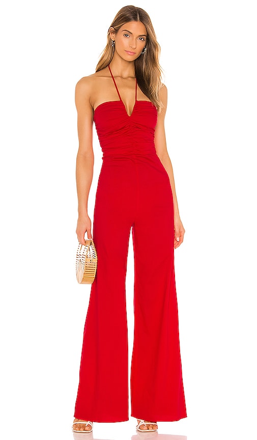 view 1 of 3 Kris Jumpsuit in Cherry Red