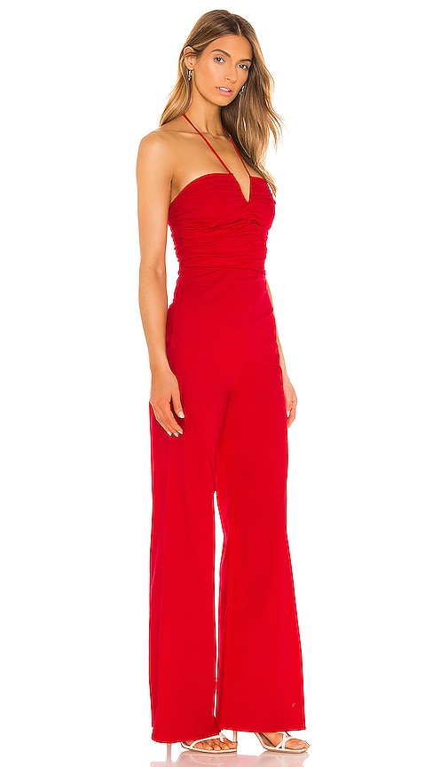 view 2 of 3 Kris Jumpsuit in Cherry Red