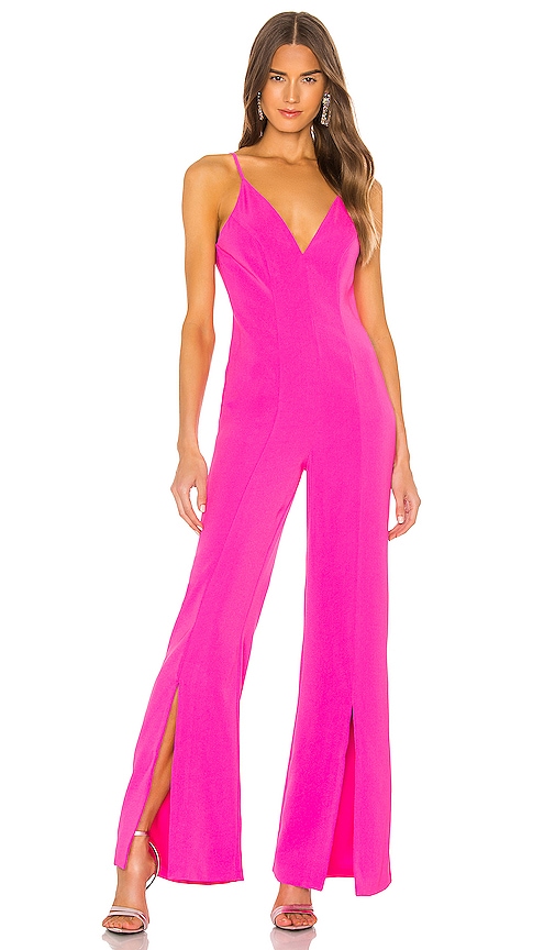 view 1 of 3 Alexis Jumpsuit in Neon Pink