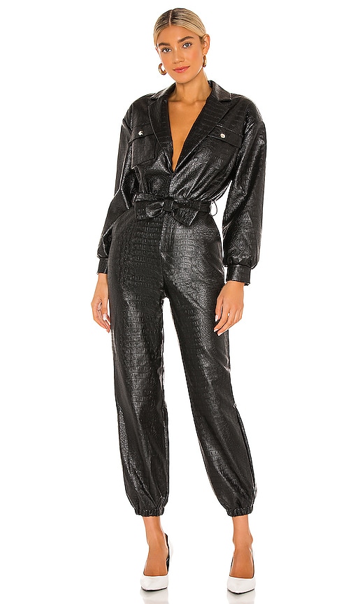 view 1 of 4 Tag Jumpsuit in Black