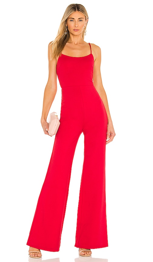 view 1 of 3 Lavinia Jumpsuit in Cherry Red