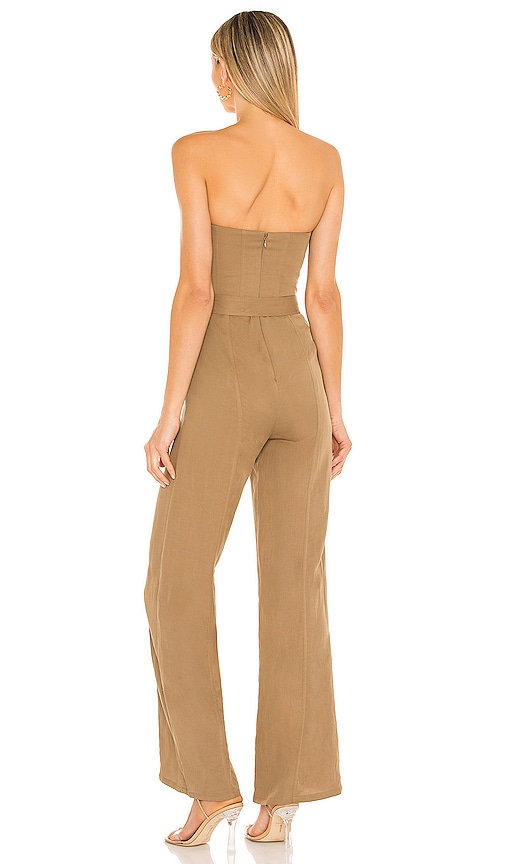 view 3 of 4 Steph Jumpsuit in Tan