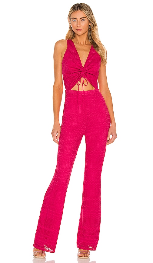 view 1 of 4 Sharon Jumpsuit in Passion Pink