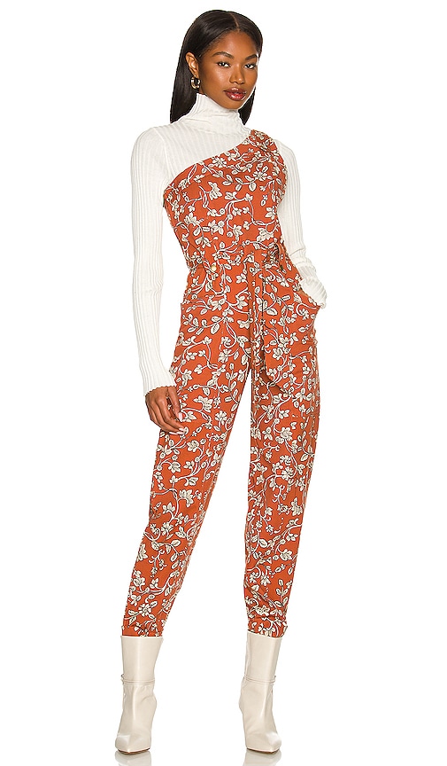 view 4 of 4 Trent Jumpsuit in Zoe Rust Floral