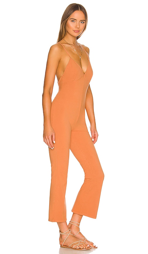 view 2 of 3 Pietra Jumpsuit in Camel Brown