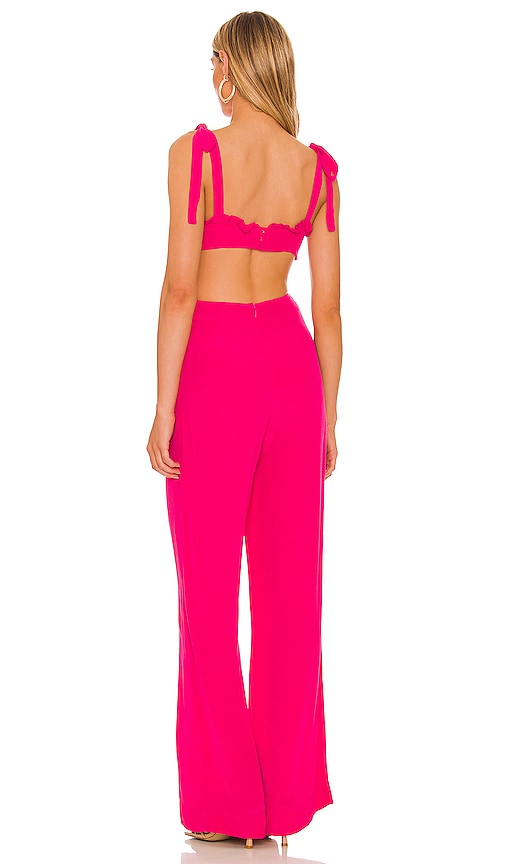 view 3 of 3 Zola Jumpsuit in Passionfruit Pink