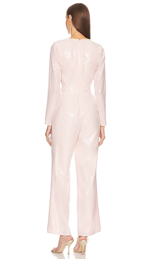 view 3 of 4 Leighton Jumpsuit in Champagne Pink