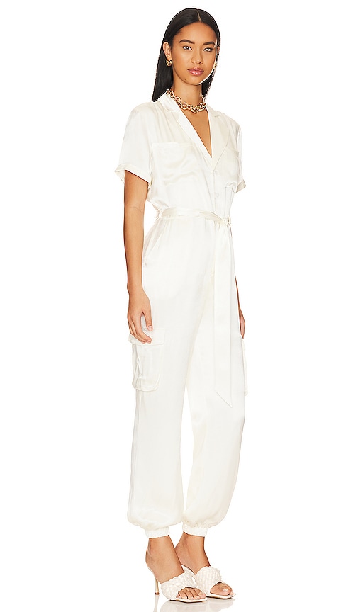 Shop Lovers & Friends Frida Jumpsuit In Champagne White