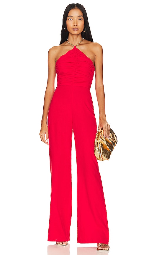 view 1 of 3 Rosalie Jumpsuit in Bright Red