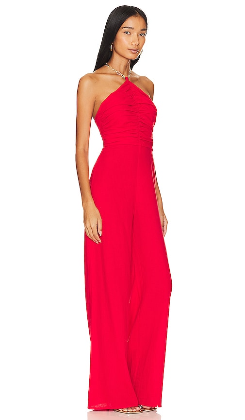 view 2 of 3 Rosalie Jumpsuit in Bright Red