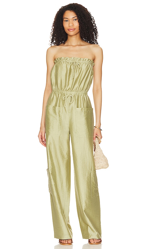 view 1 of 3 Brynn Jumpsuit in Sage Green