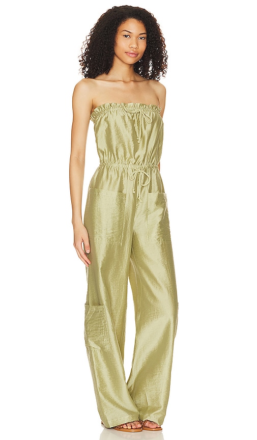 view 2 of 3 Brynn Jumpsuit in Sage Green