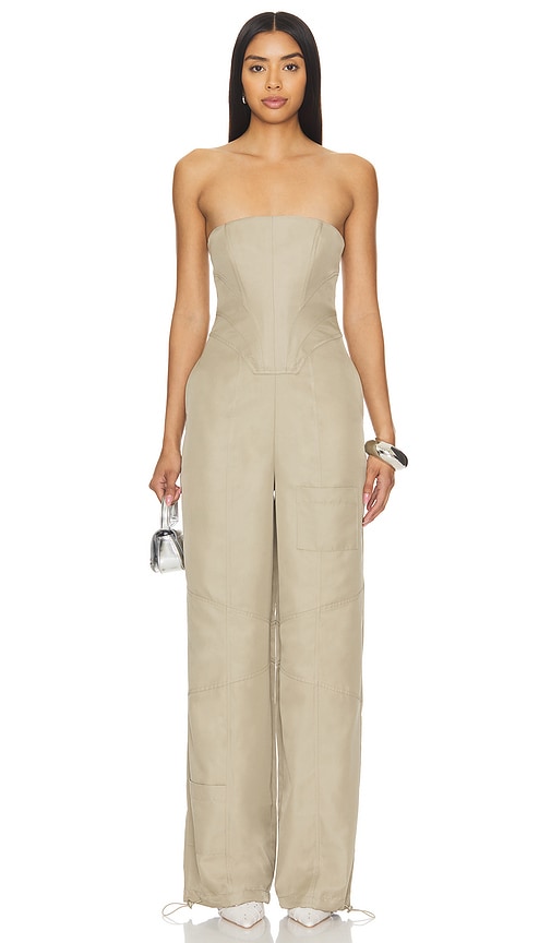 view 1 of 5 Meadow Jumpsuit in Sage Green