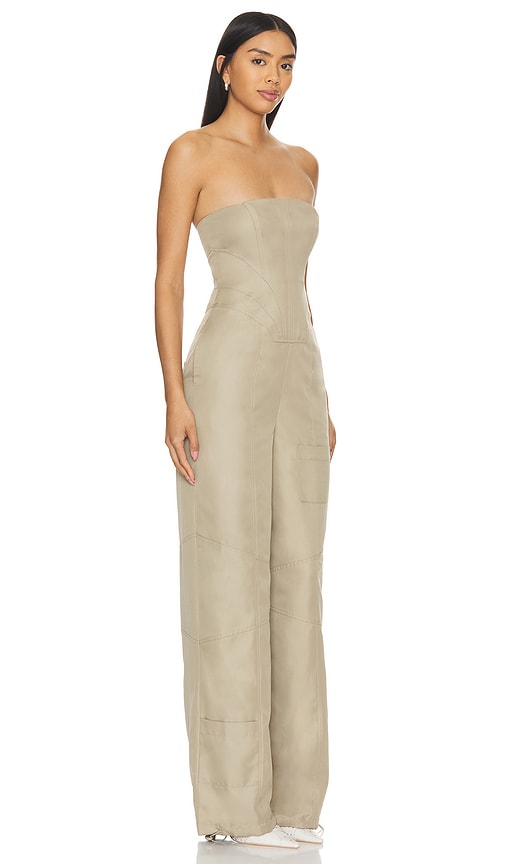 view 3 of 5 Meadow Jumpsuit in Sage Green