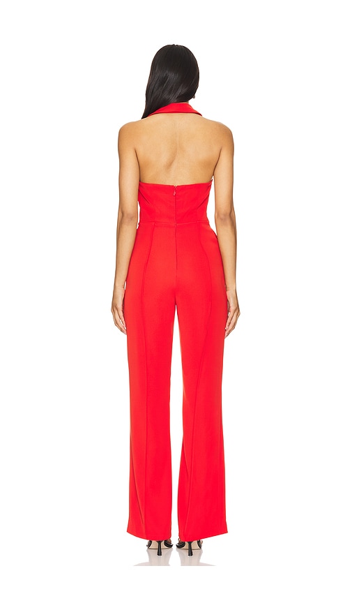 view 3 of 3 Elena Jumpsuit in Red