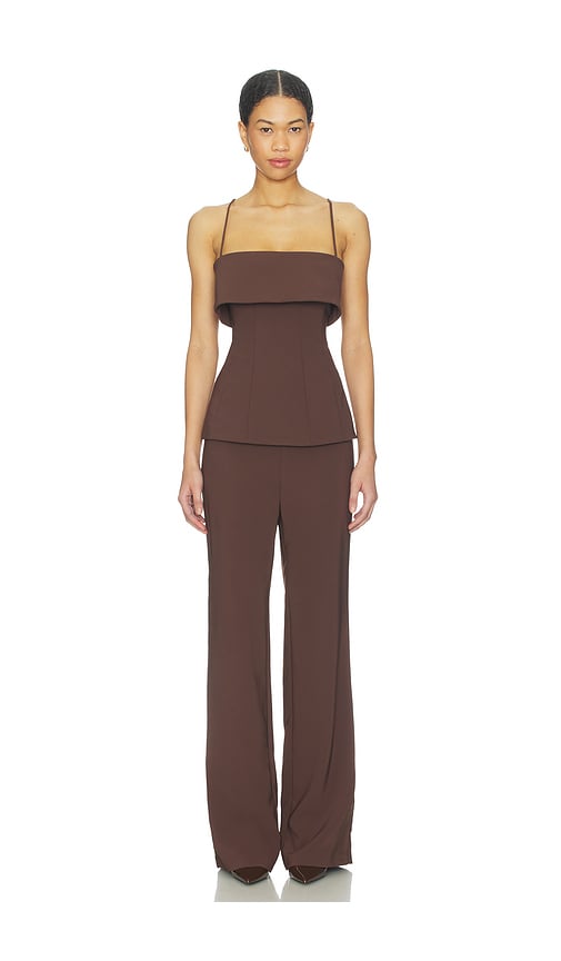 view 1 of 3 Kira Jumpsuit in Brown