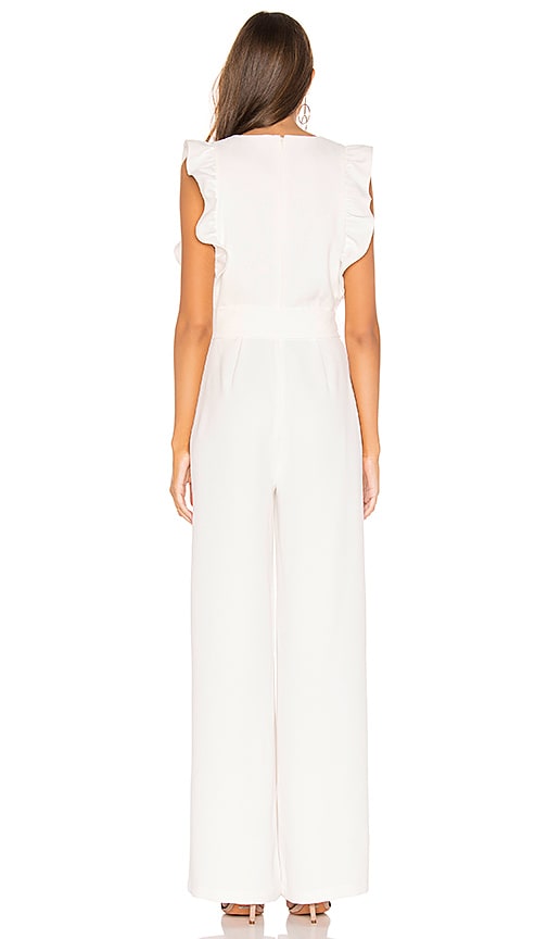 view 3 of 3 Marigold Jumpsuit in White