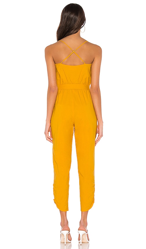 view 3 of 3 Emily Jumpsuit in Sunflower Yellow