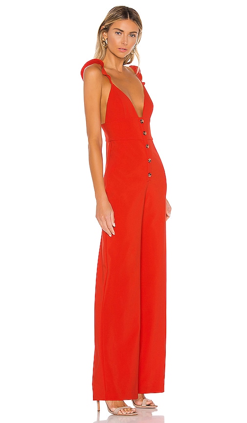 view 2 of 3 Elysian Jumpsuit in Red