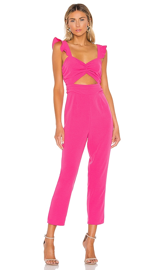 Revolve store pink jumpsuit