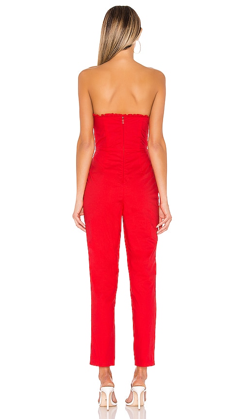 view 3 of 3 Gino Jumpsuit in Cherry Red