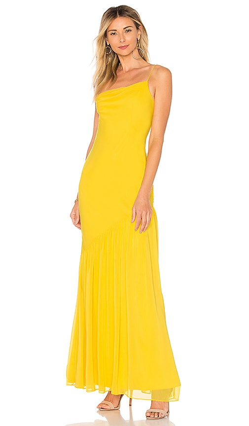 view 2 of 3 Dawson Gown in Canary Yellow