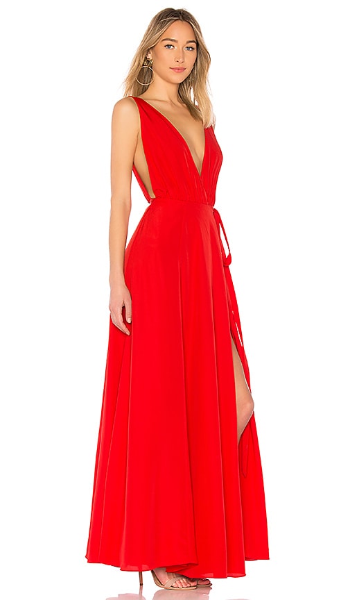 view 2 of 3 Leah Gown in Red Rose